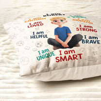 Kid I Am Kind Affirmation - Personalized Pillow (Insert Included)