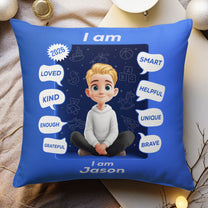Kid I Am Kind Toy Box - Personalized Pillow (Insert Included)