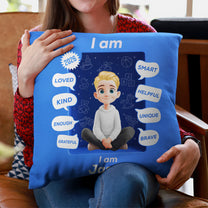 Kid I Am Kind Toy Box - Personalized Pillow (Insert Included)