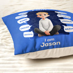 Kid I Am Kind Toy Box - Personalized Pillow (Insert Included)