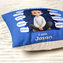 Kid I Am Kind Toy Box - Personalized Pillow (Insert Included)