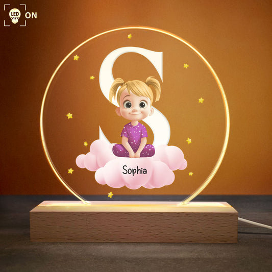 Kid Initial Name - Personalized LED Light