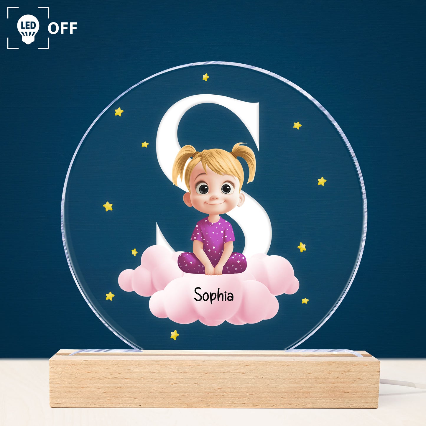 Kid Initial Name - Personalized LED Light