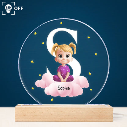 Kid Initial Name - Personalized LED Light