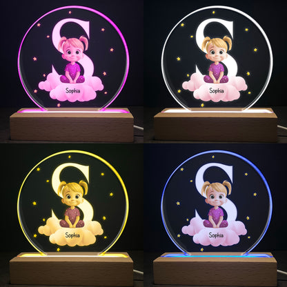 Kid Initial Name - Personalized LED Light