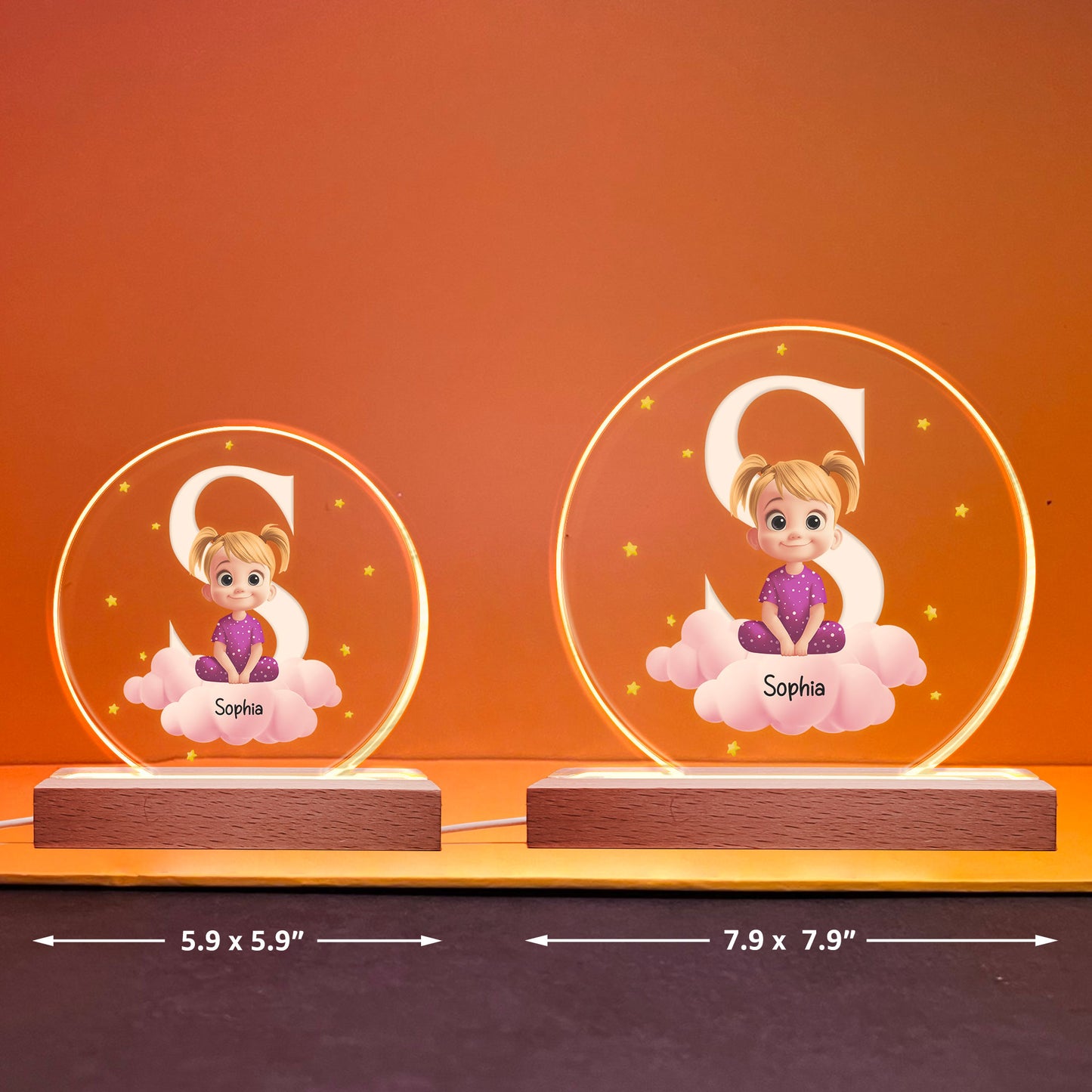 Kid Initial Name - Personalized LED Light