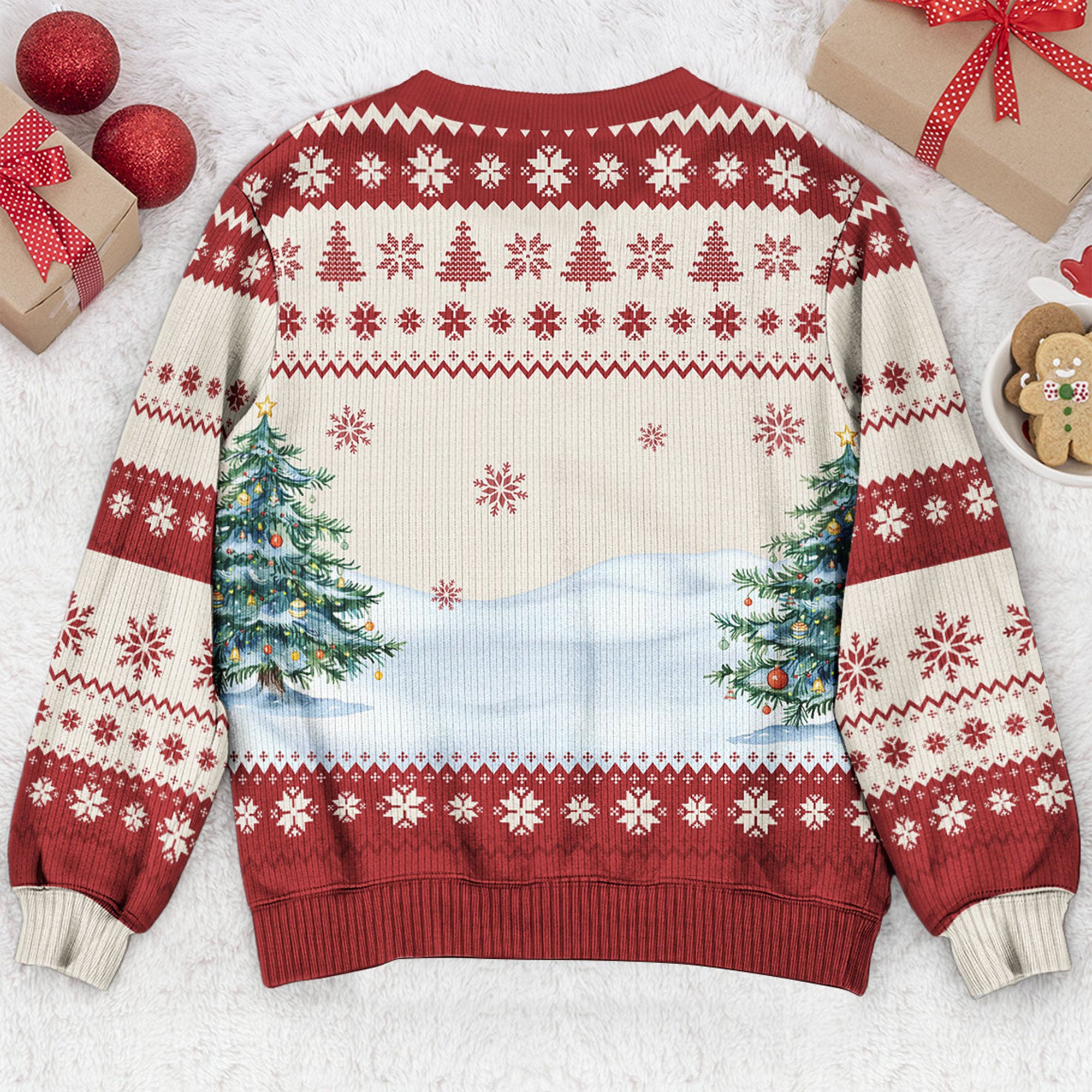 Kid Name Alphabet - Personalized Ugly Sweater