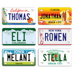 Kid Name Plates For Decoration - Personalized Mini License Plate