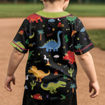 Kid Pattern Custom Name - Personalized Jersey Shirt