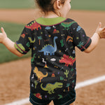 Kid Pattern Custom Name - Personalized Jersey Shirt