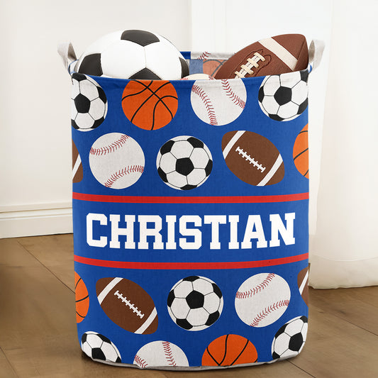 Kids Sports - Personalized Storage Basket