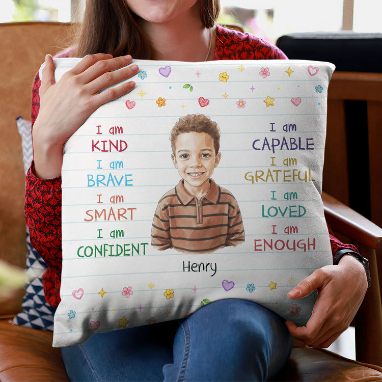 Kid-Affirmation-Watercolor-Style--Personalized-Pillow-3