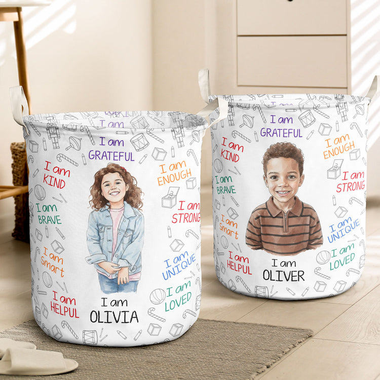 Kid-Affirmations-I-Am-Kind-Smart-Loved-Watercolor-Personalized-Basket-4
