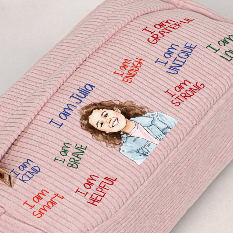 Kid-Affirmations-I-Am-Kind-Smart-Loved-Watercolor-Personalized-Pencil-Case-3