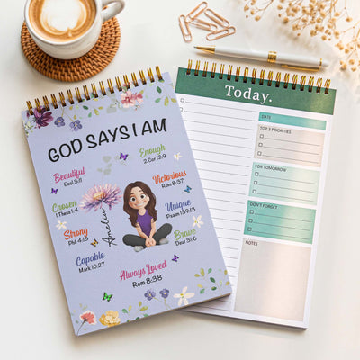 Kid Birth Flower God Says I Am - Custom Planner
