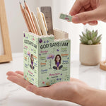 Kid-Birth-Flower-God-Says-I-Am-Personalized-Pen-Holder2