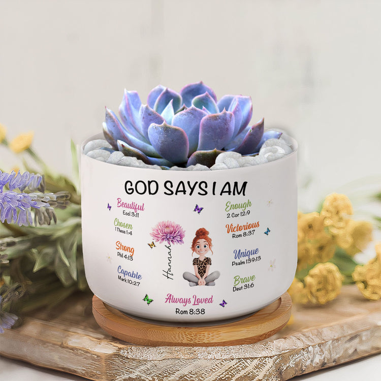 Kid-Birth-Flower-God-Says-I-Am-Personalized-Plant-Pot-4