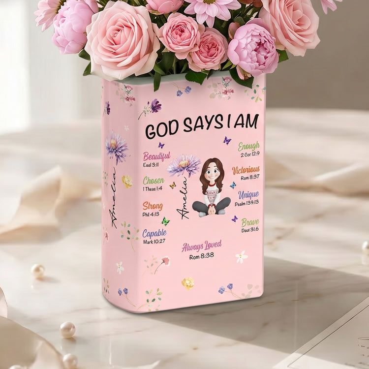 Kid-Birth-Flower-God-Says-I-Am-Personalized-Vase-1