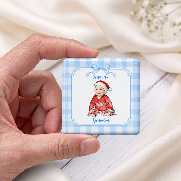 Kid-Custom-Photo-Striped-Art-Personalized-Magnet-2