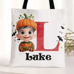 Kid-Halloween-Character-Trick-Or-Treat-Personalized-Tote-Bag-2