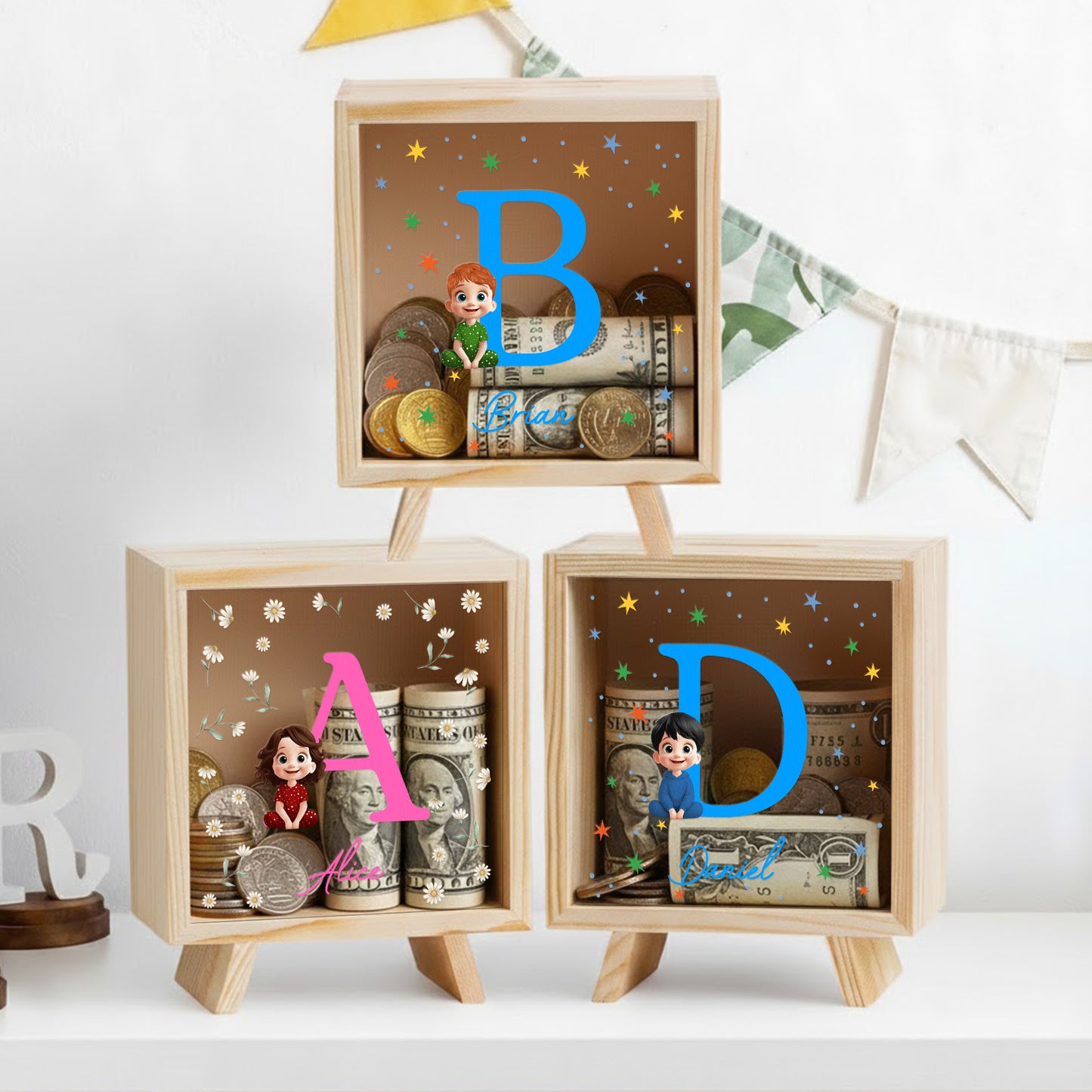 Kid-Initial--Personalized-Wooden-Money-Box-2