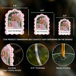 Kid-Milestone-Custom-Photo-With-Pattern-Border-Personalized-Ornament-4
