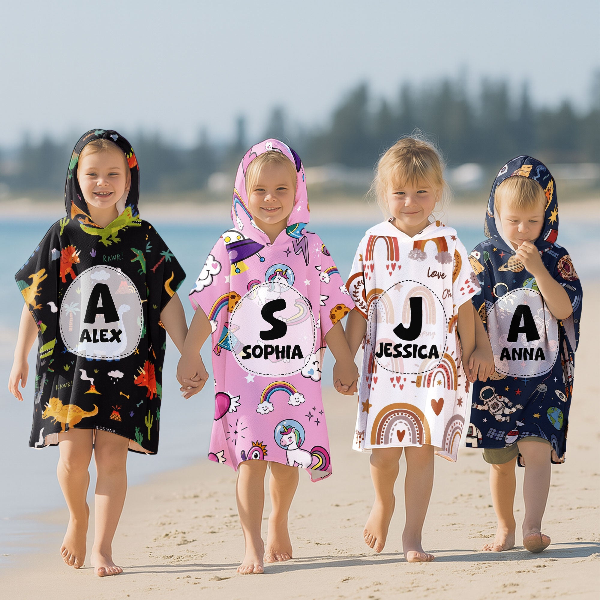Kid-Pattern-Custom-Name-Personalized-Beach-Towel-1