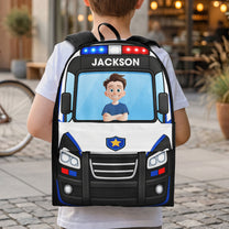 Kid-Riding-Car-Personalized-Backpack-2