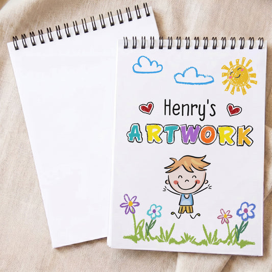 Kid_S_Artwork_Personalized_Sketch_Book_1