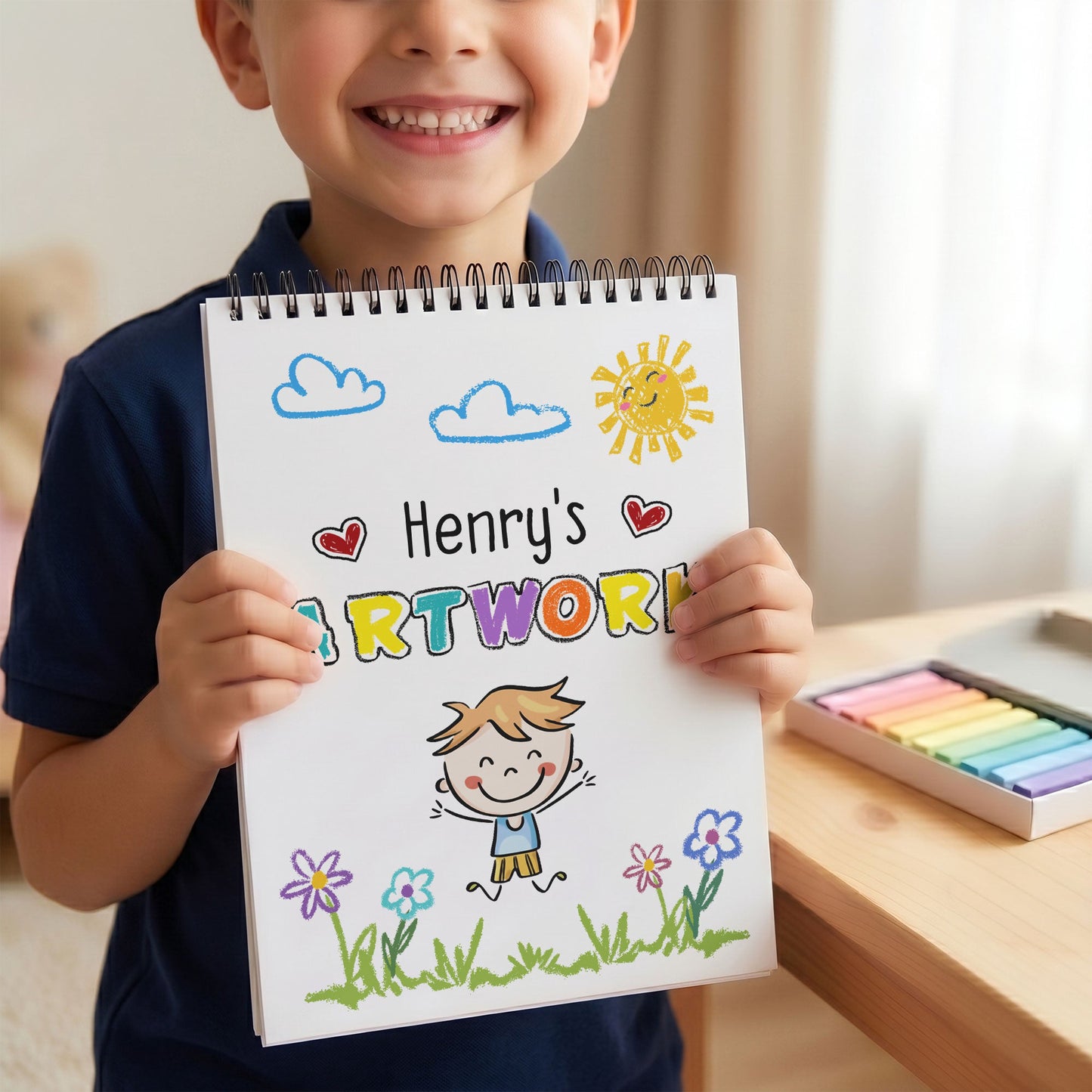 Kid_S_Artwork_Personalized_Sketch_Book_2