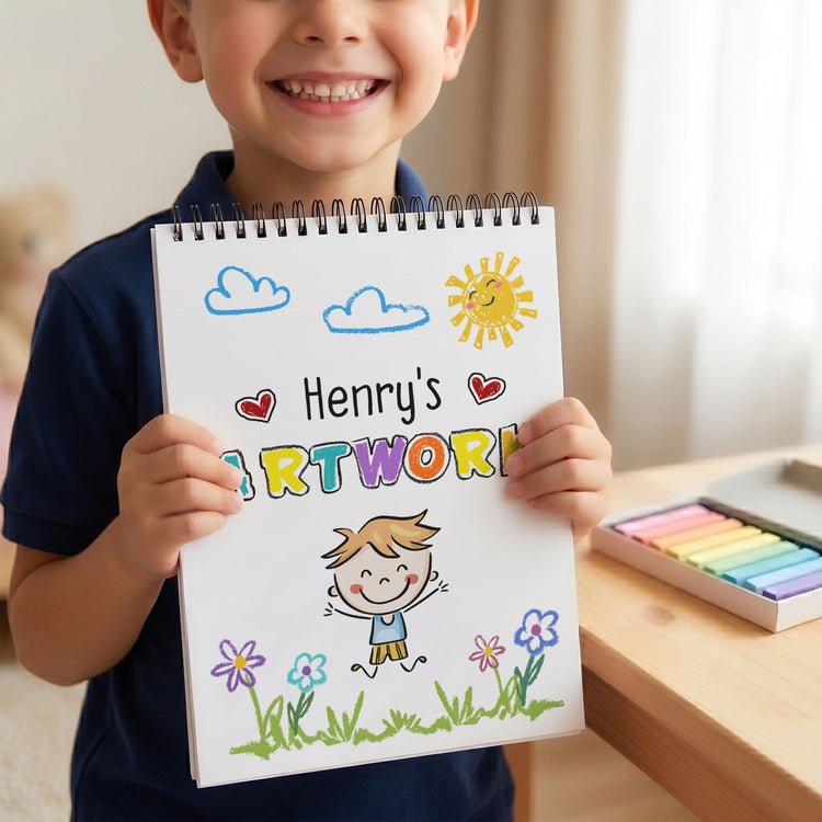 Kid_S_Artwork_Personalized_Sketch_Book_2