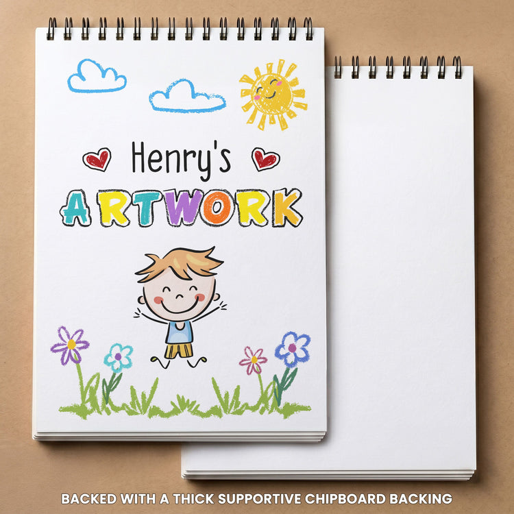 Kid_S_Artwork_Personalized_Sketch_Book_4
