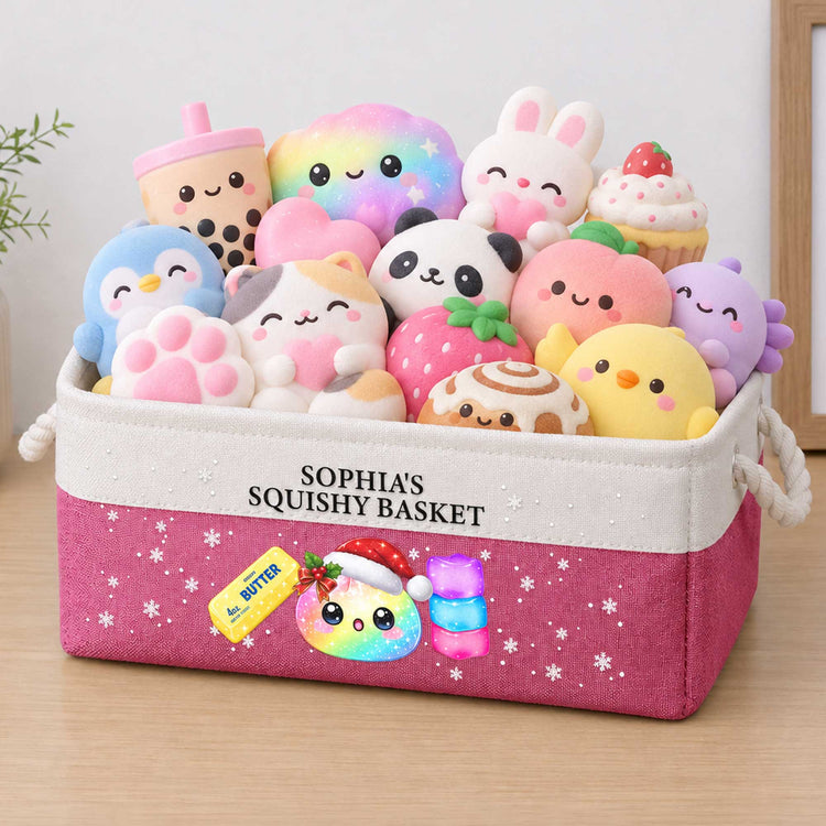 Kid-Squishy-Hunter-Personalized-Storage-Basket-1