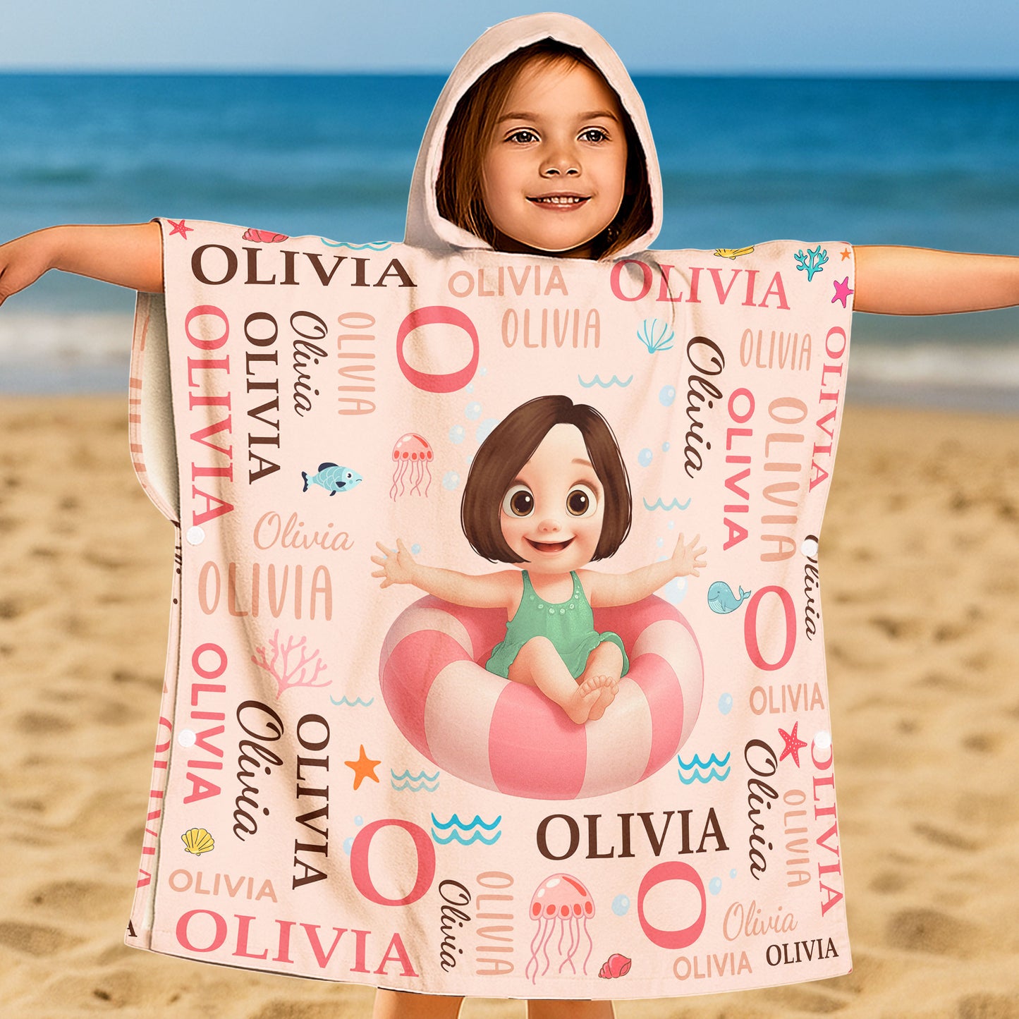 Kid-Summer-Name-Pattern-Personalized-Beach-Towel-1
