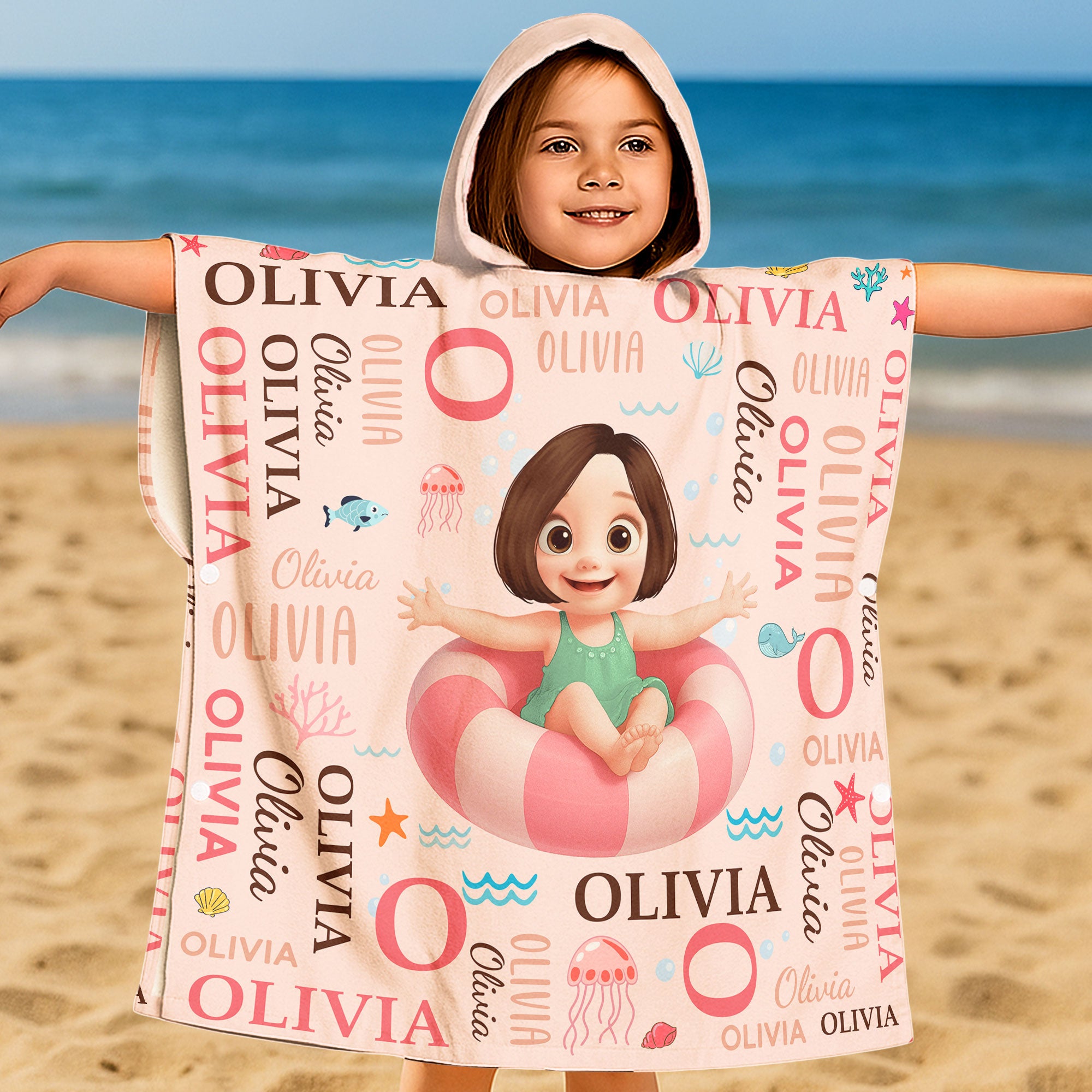 Kid-Summer-Name-Pattern-Personalized-Beach-Towel-1