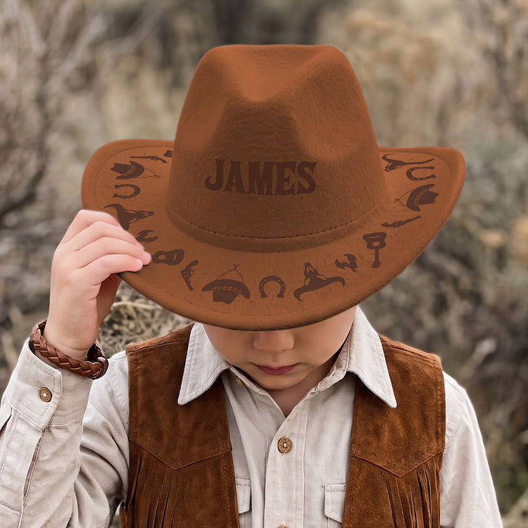 Kid-Westen-Cowboy-Custom-Pattern-And-Name-Personalized-Cowboy-Hat-2