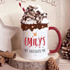 Kid&#39;s Hot Chocolate Christmas Mug - Personalized Accent Mug