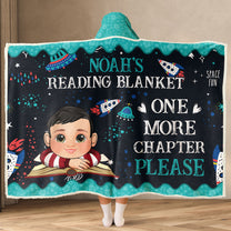 Kid's Reading Blanket - Personalized Photo Wearable Blanket Hoodie