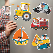 Kids Riding Vehicle - Personalized Magnet