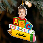 Kindergarten Milestone Christmas Keepsake For Kid - Personalized Ornament