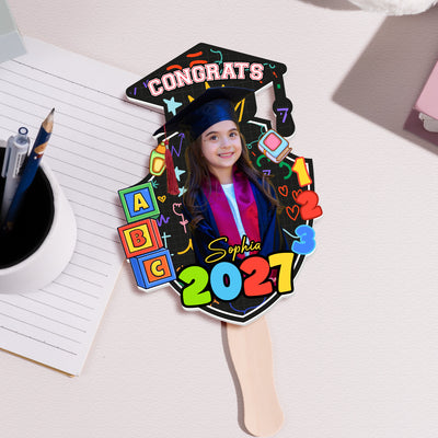 Kindergarten Preschool Graduation - Personalized Graduation Fan