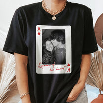 King And Queen Custom Vintage Couples Photo Matching - Personalized Photo Comfort Tee