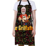 King Of Bbq Grill Master - Personalized Photo Apron