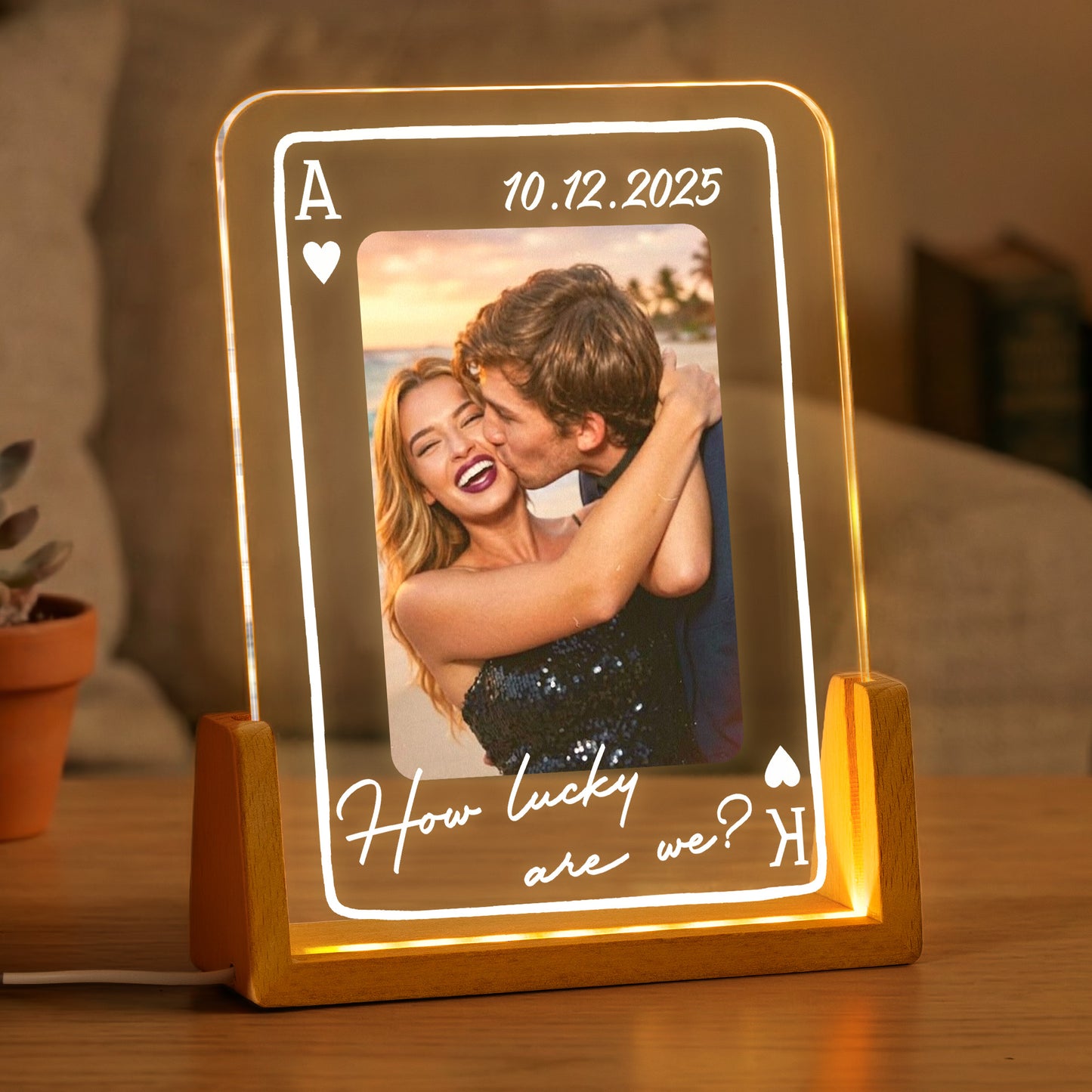King-And-Queen-Custom-Couples-Photo-How-Luck-We-Are-Personalized-Night-Light-1