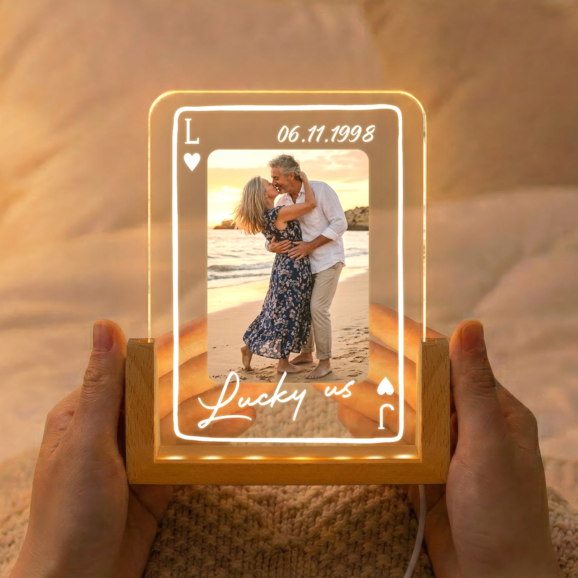 King-And-Queen-Custom-Couples-Photo-How-Luck-We-Are-Personalized-Night-Light-2