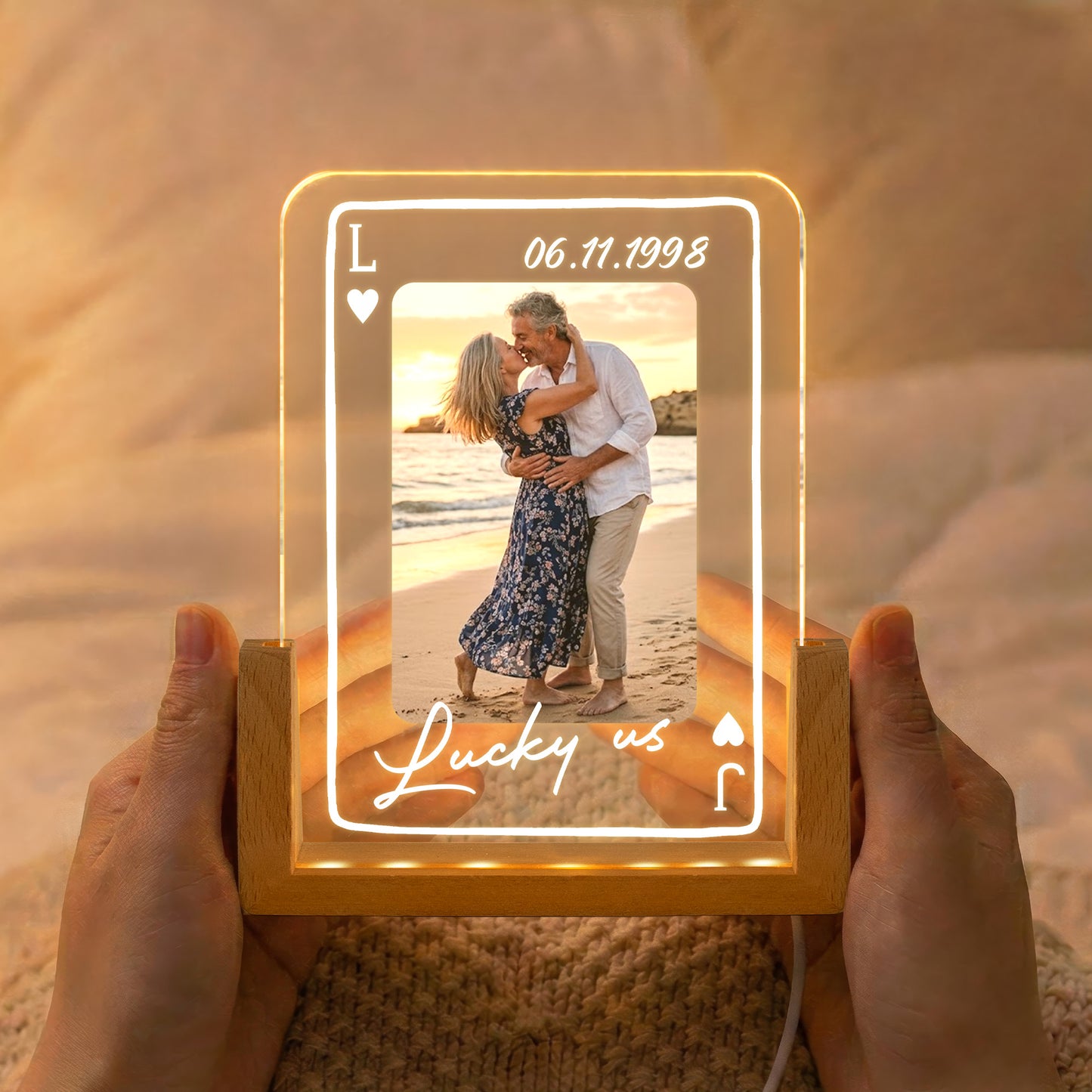 King-And-Queen-Custom-Couples-Photo-How-Luck-We-Are-Personalized-Night-Light-2