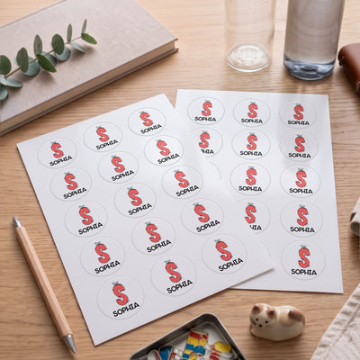 Label Stickers With Text School Supplies Back To School Birthday Teacher's Day Gift For Teacher - Personalized Stickers