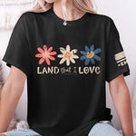 Land That I Love - Retro 4Th Of July - Custom Name - Personalized Shirt