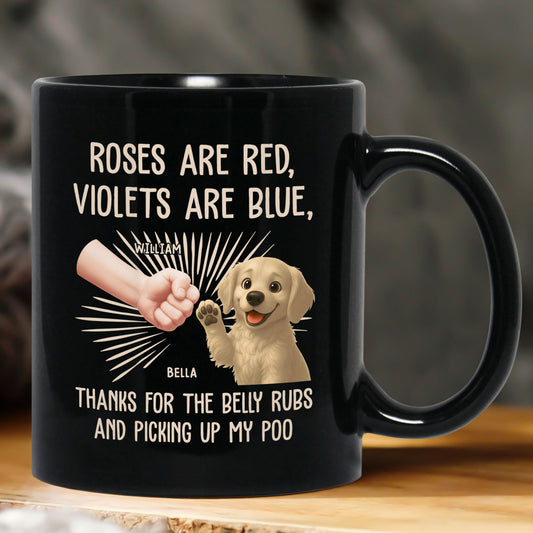 Thanks For Belly Rubs - Personalized Mug