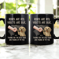 Thanks For Belly Rubs - Personalized Mug